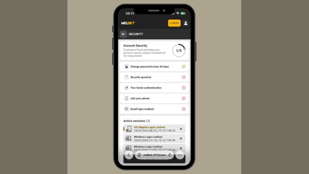 Melbet India account safety checks and access review